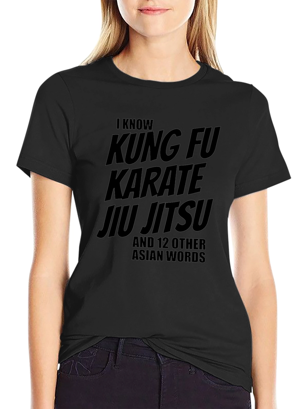 I Know Kung Fu Karate Jiu Jitsu Funny T-Shirt