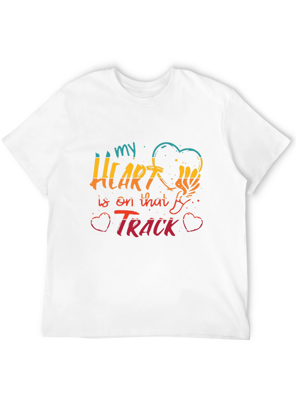 My Heart Is On That Track Graphic Tee