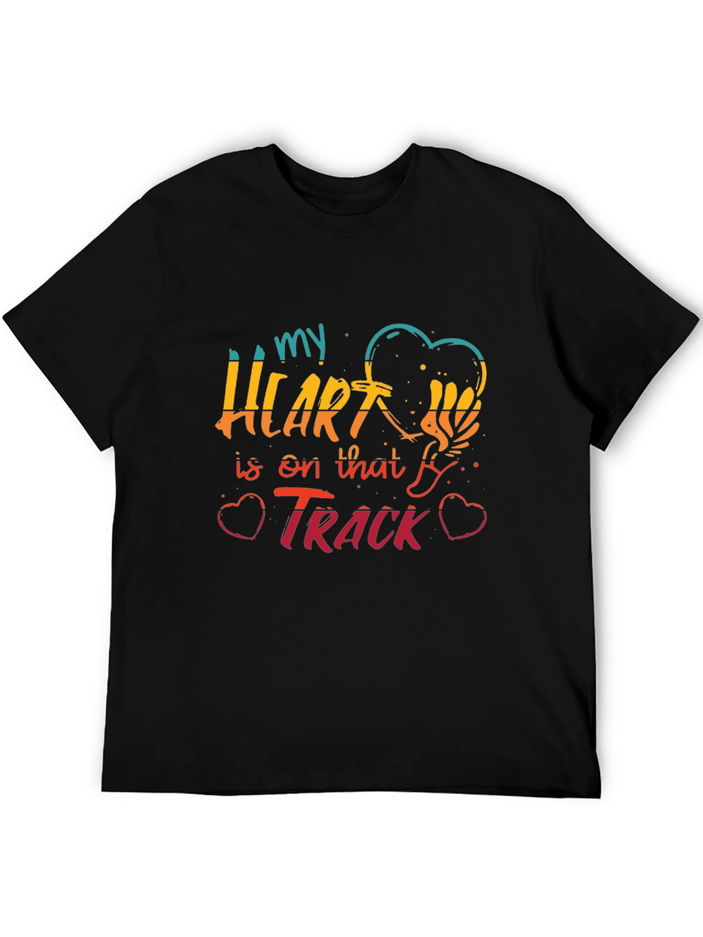 My Heart Is On That Track Graphic Tee