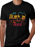 My Heart Is On That Track Graphic Tee