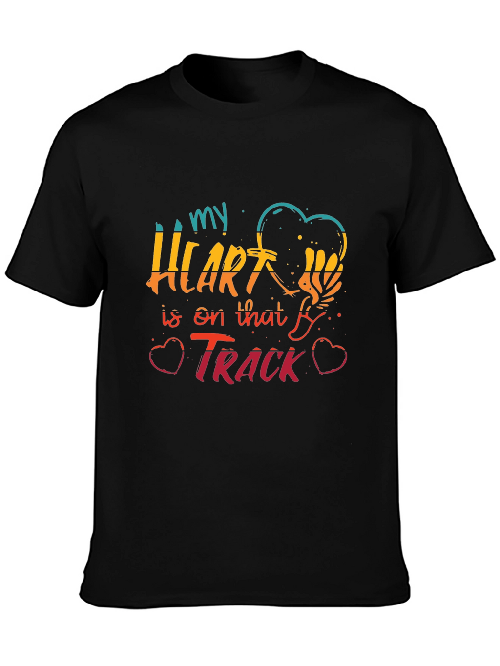 My Heart Is On That Track Graphic Tee
