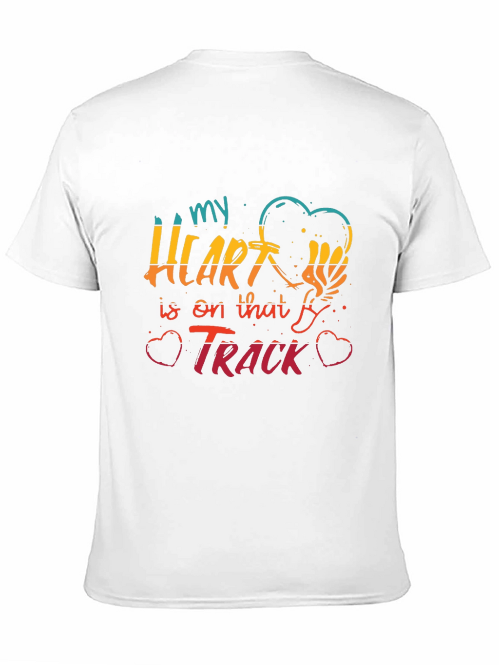 My Heart Is On That Track Graphic Tee