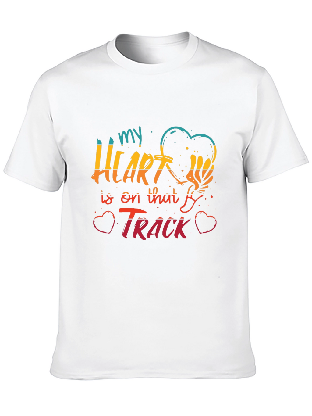 My Heart Is On That Track Graphic Tee