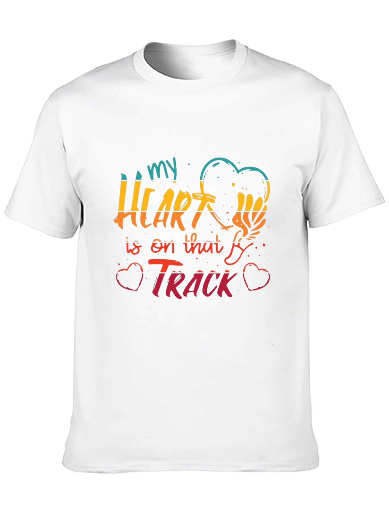 My Heart Is On That Track Graphic Tee
