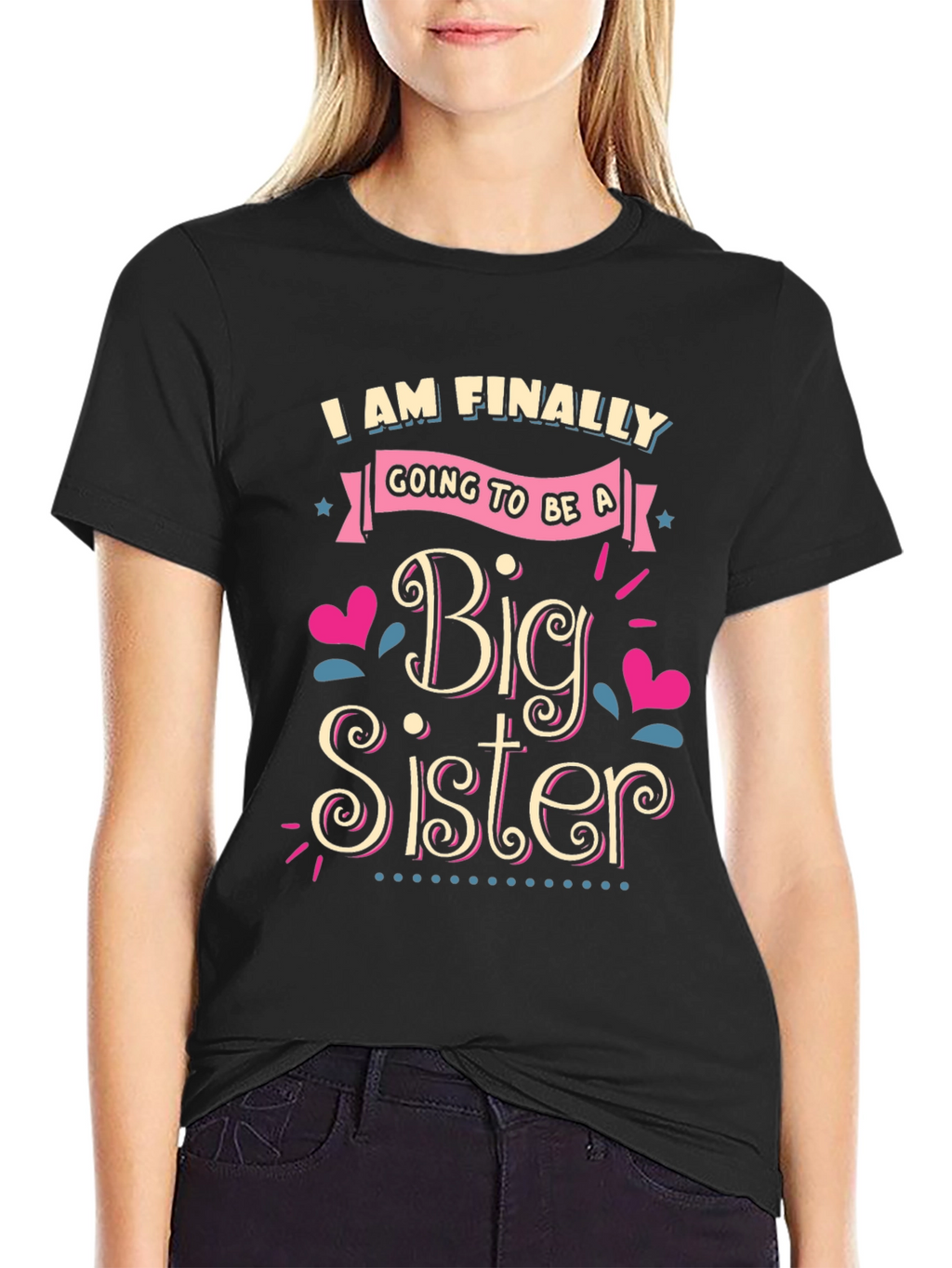 Big Sister T-Shirt - Expecting Announcement Tee