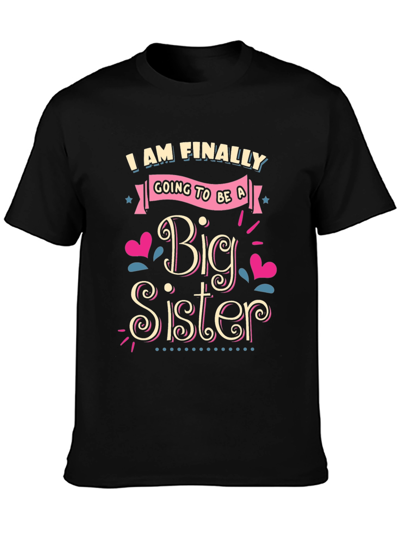 Big Sister T-Shirt - Expecting Announcement Tee