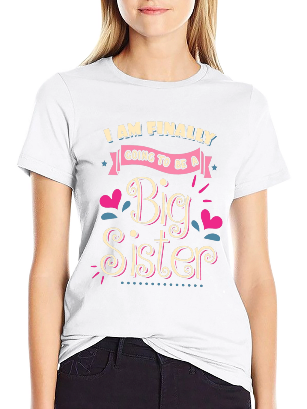 Big Sister T-Shirt - Expecting Announcement Tee