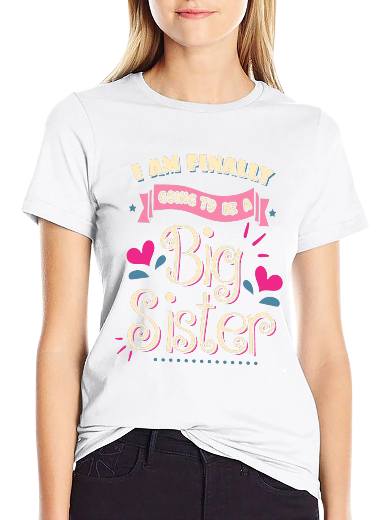 Big Sister T-Shirt - Expecting Announcement Tee