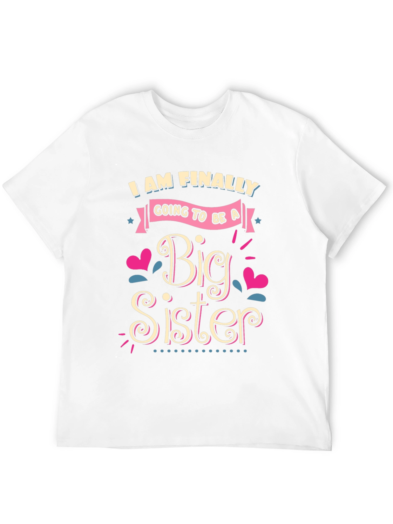 Big Sister T-Shirt - Expecting Announcement Tee