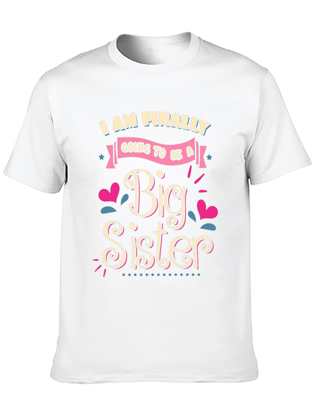 Big Sister T-Shirt - Expecting Announcement Tee