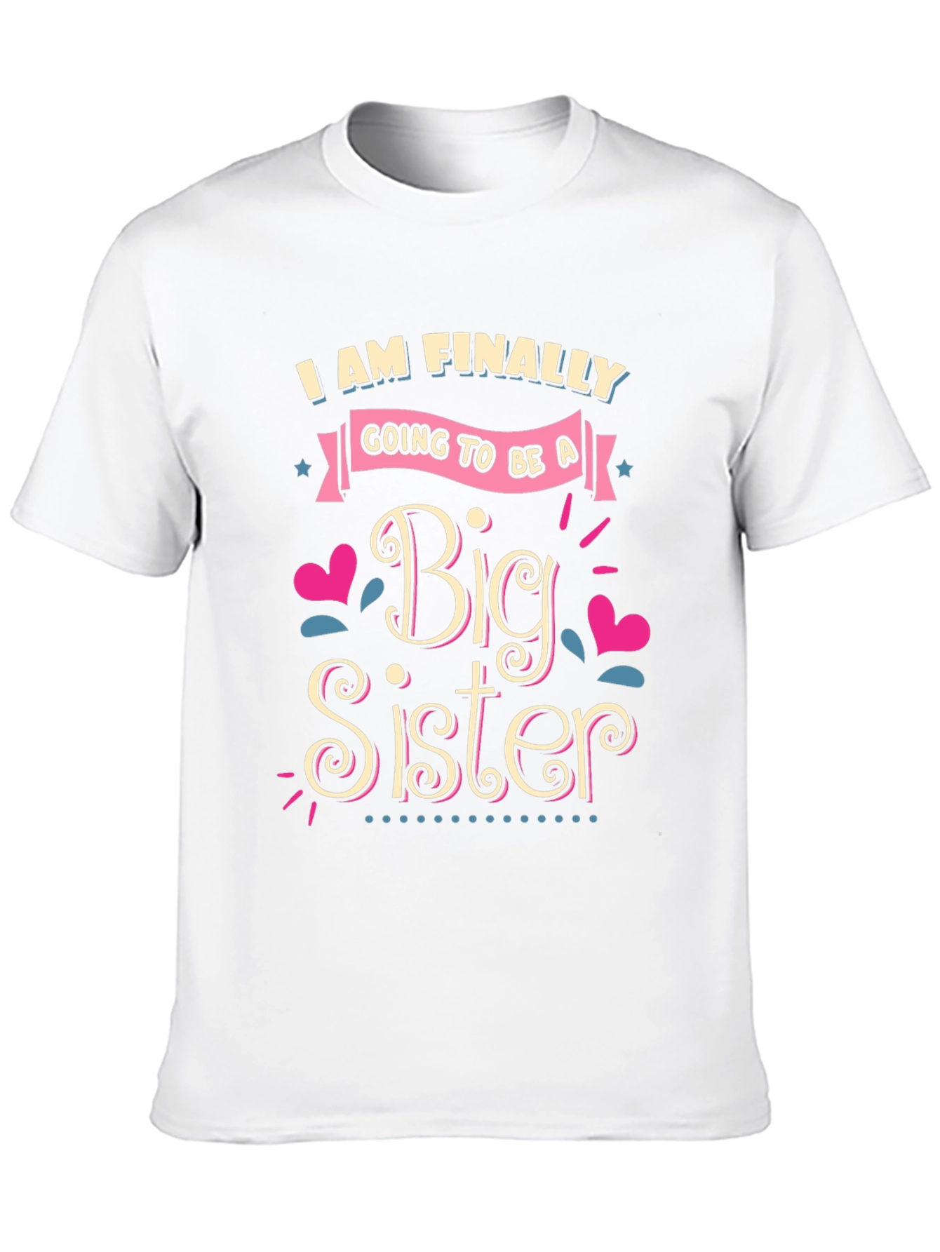 Big Sister T-Shirt - Expecting Announcement Tee