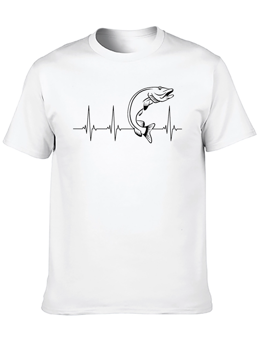 Fish Heartbeat Graphic Tee - Anglers Passion
