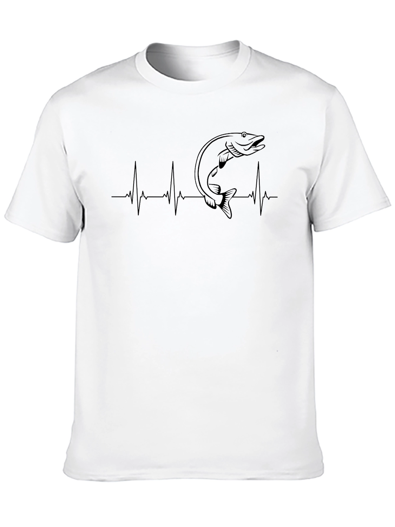 Fish Heartbeat Graphic Tee - Anglers Passion
