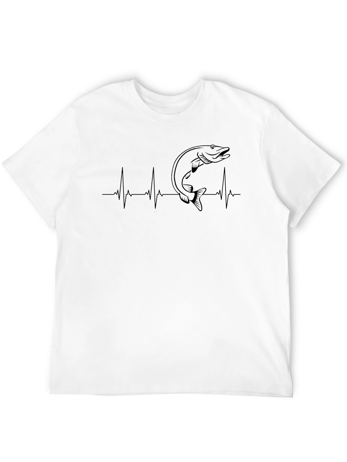 Fish Heartbeat Graphic Tee - Anglers Passion