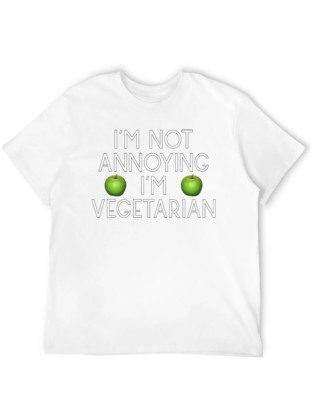 Vegetarian Graphic T-Shirt - Humorous Vegan Apparel