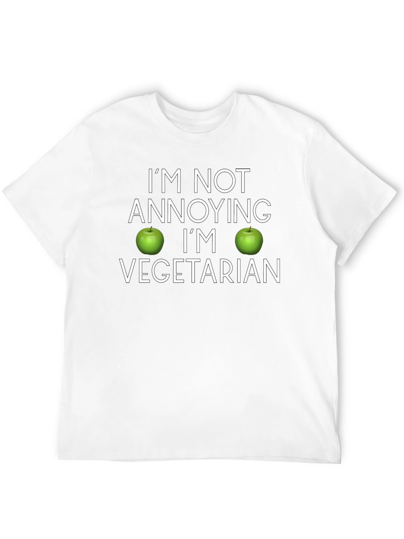 Vegetarian Graphic T-Shirt - Humorous Vegan Apparel