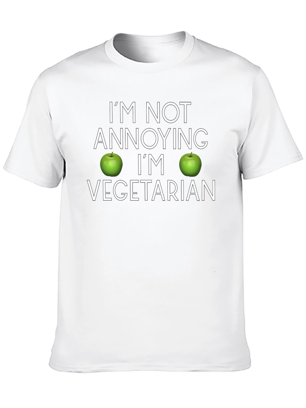 Vegetarian Graphic T-Shirt - Humorous Vegan Apparel