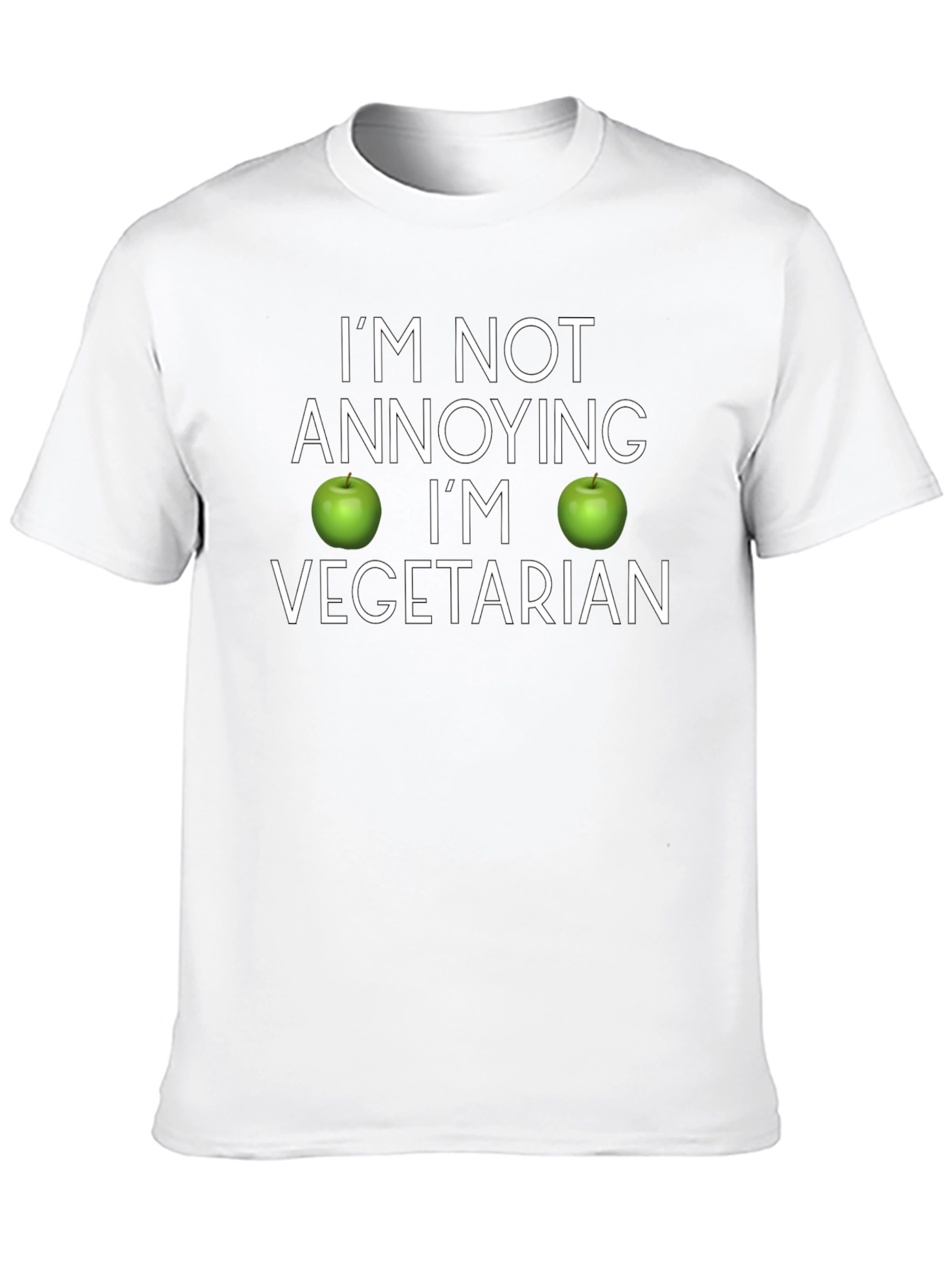 Vegetarian Graphic T-Shirt - Humorous Vegan Apparel