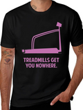 Treadmill Graphic Tee - Workout Humor
