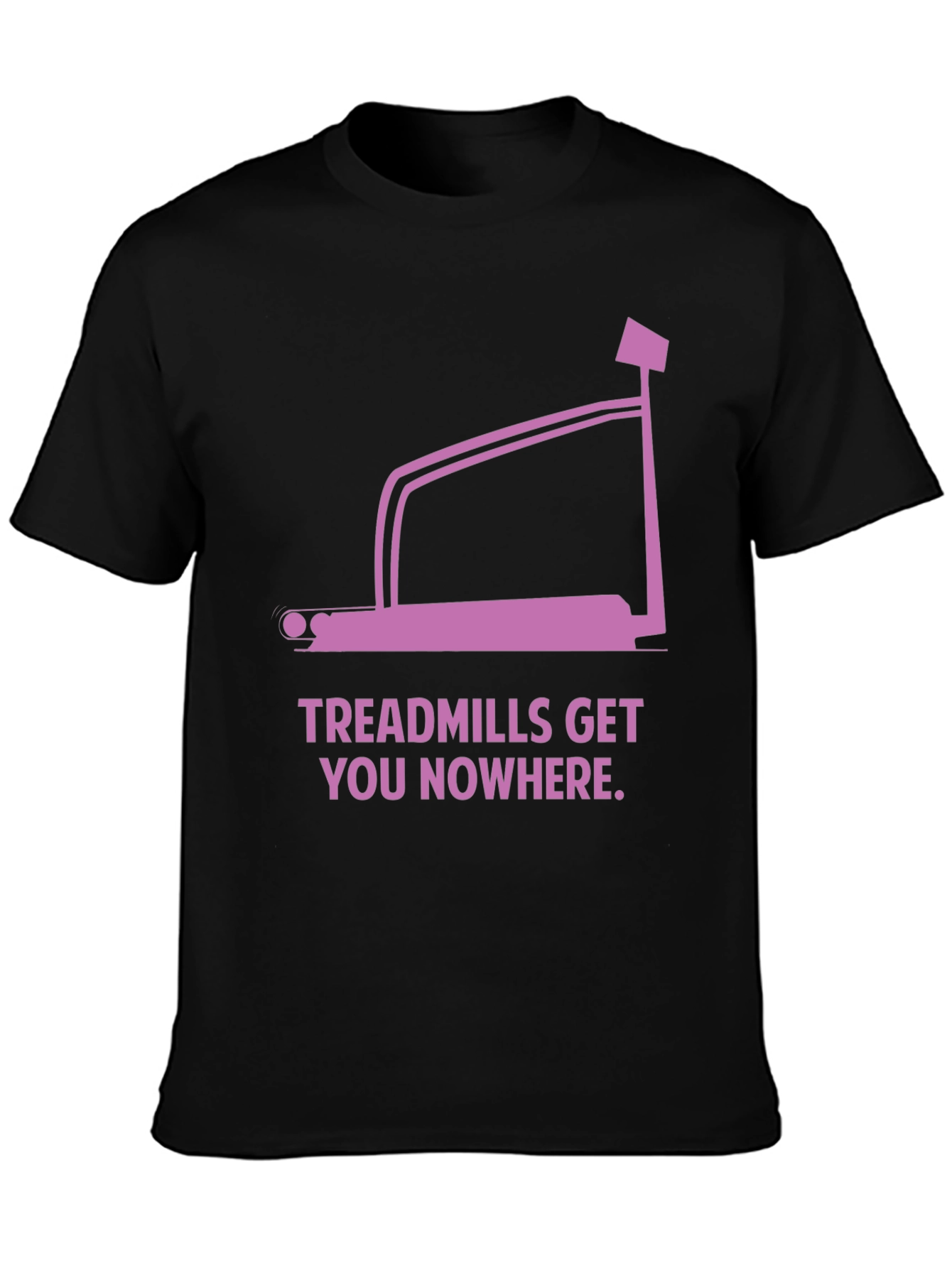 Treadmill Graphic Tee - Workout Humor