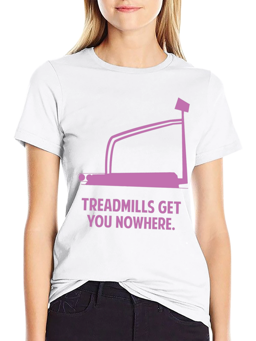 Treadmill Graphic Tee - Workout Humor