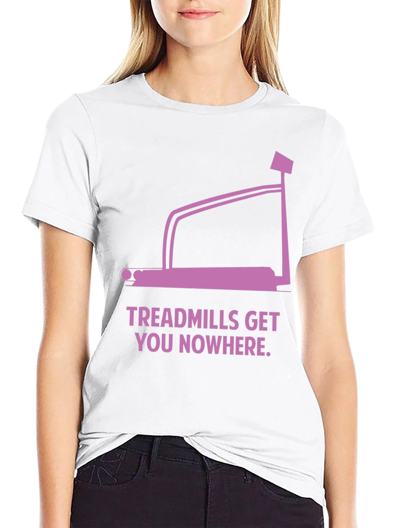 Treadmill Graphic Tee - Workout Humor