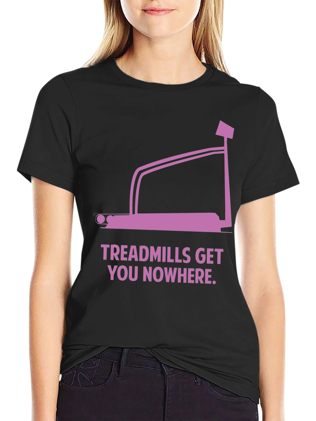 Treadmill Graphic Tee - Workout Humor