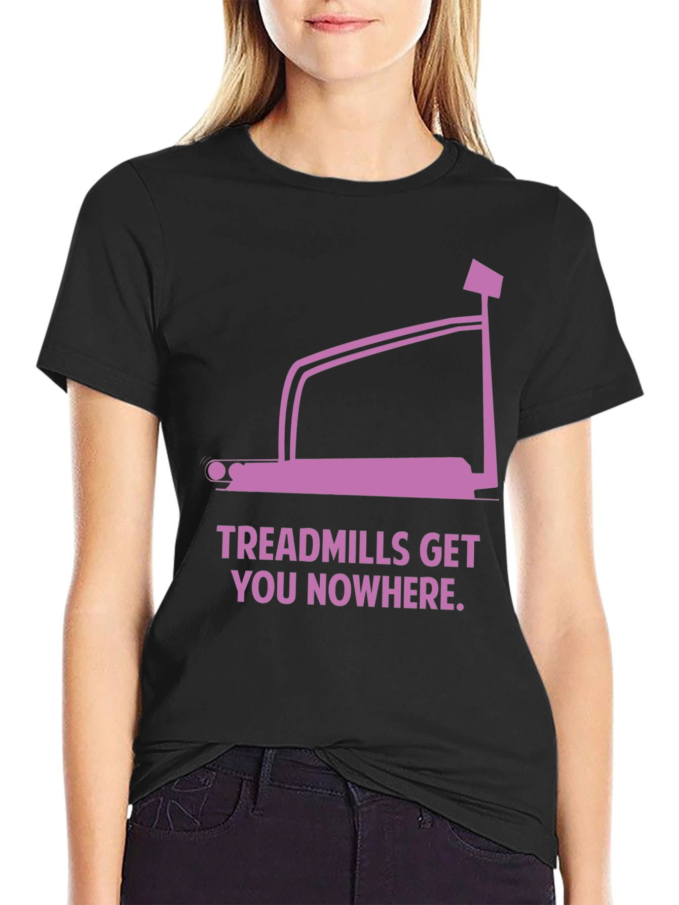 Treadmill Graphic Tee - Workout Humor