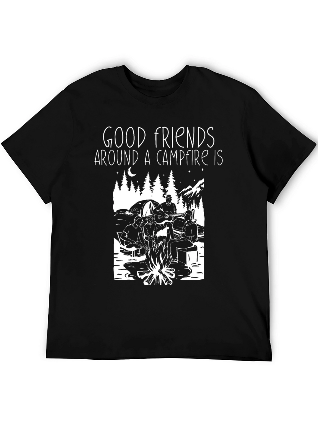 Good Friends Campfire Graphic Tee