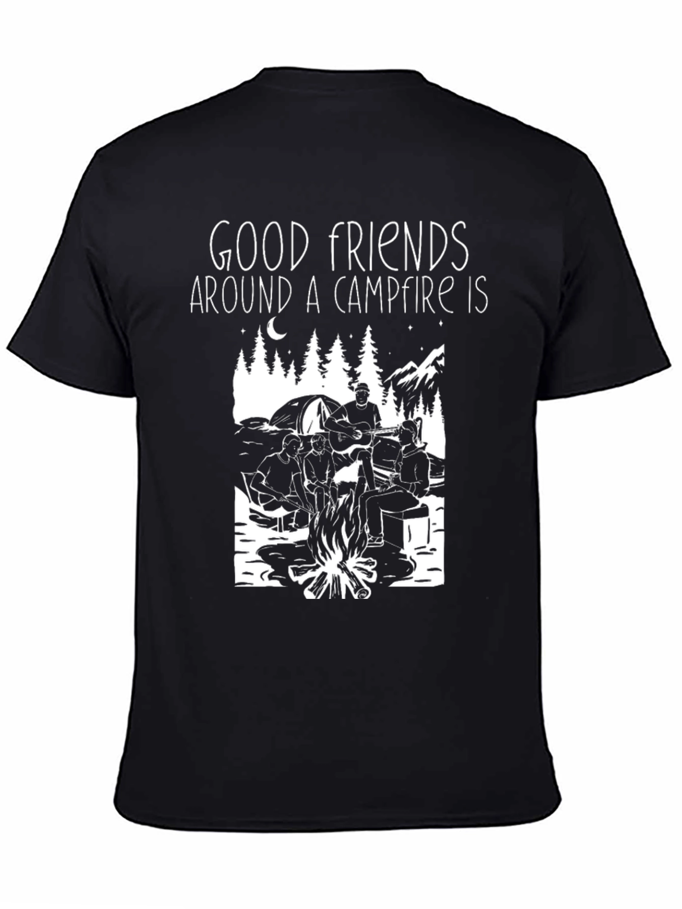 Good Friends Campfire Graphic Tee