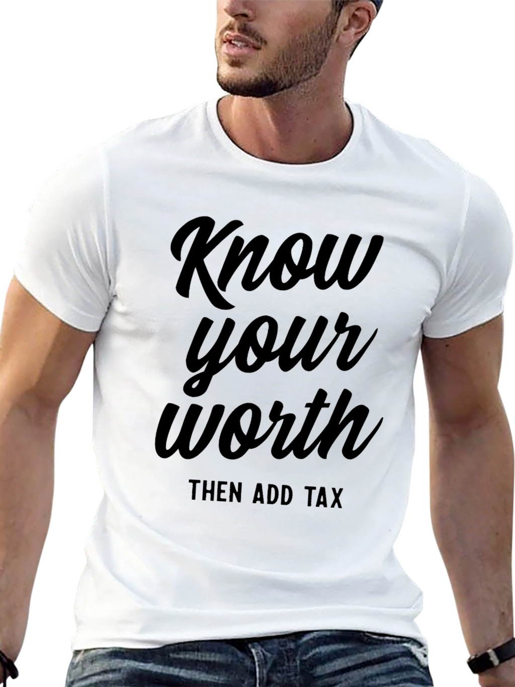 Know Your Worth Black T-Shirt