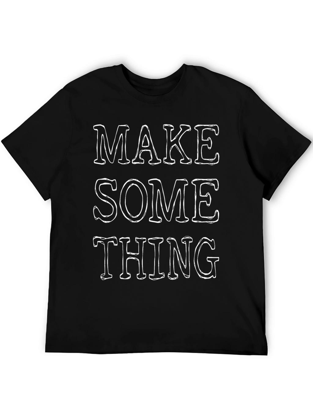 Make Something Graphic Tee - Black