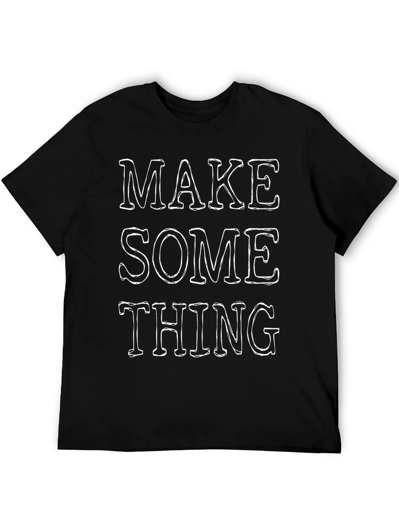 Make Something Graphic Tee - Black