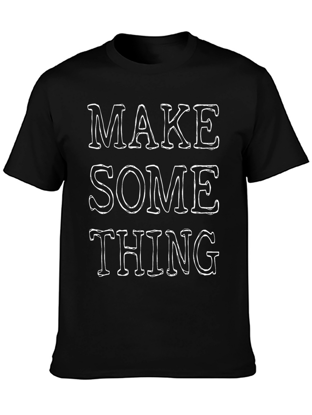 Make Something Graphic Tee - Black
