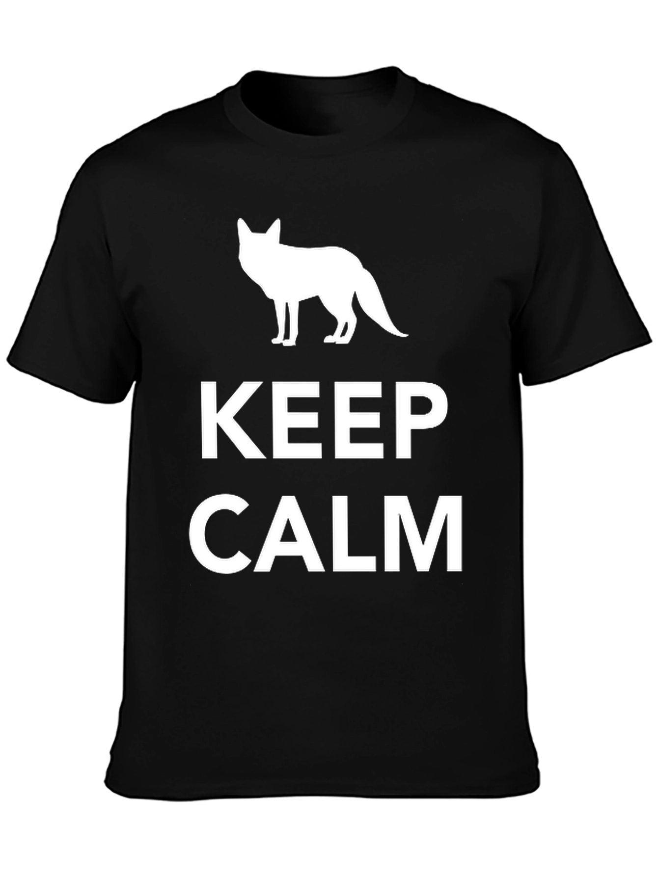 Keep Calm Fox Graphic T-Shirt