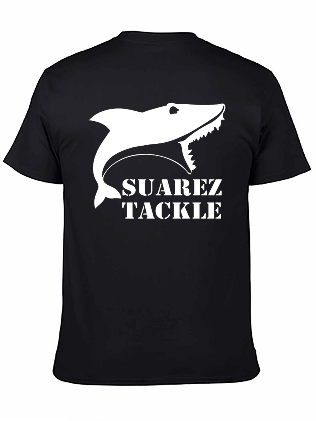 Suarez Tackle Shark Graphic T-Shirt - Black