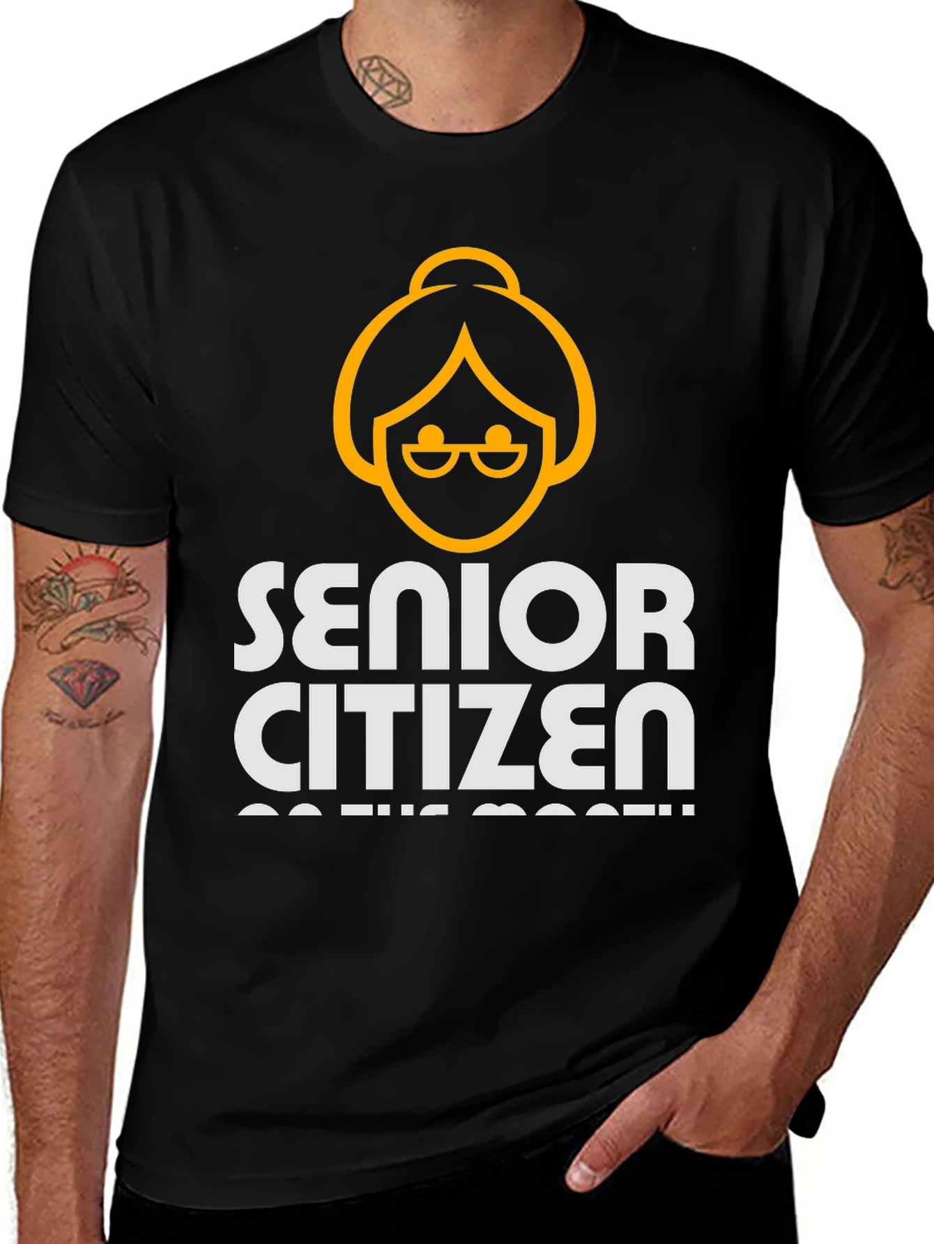 Senior Citizen T-Shirt: On the loose