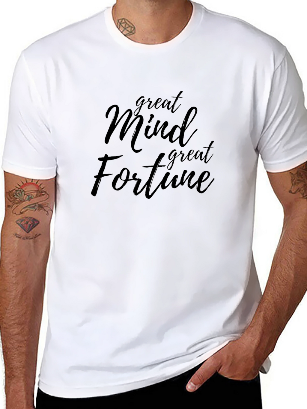 Great Mind Great Fortune Graphic Tee