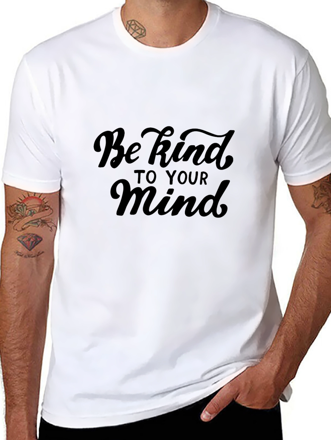 Be Kind to Your Mind Black T-Shirt