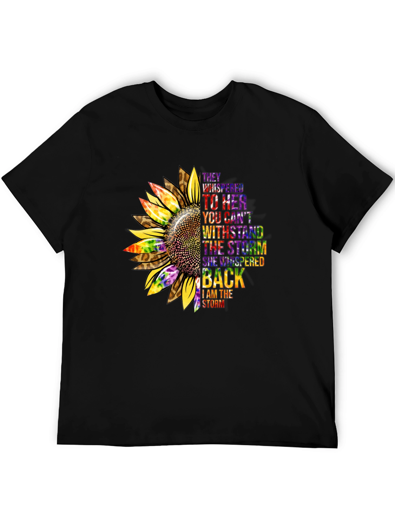 Sunflower Inspirational T-Shirt -  They Whispered