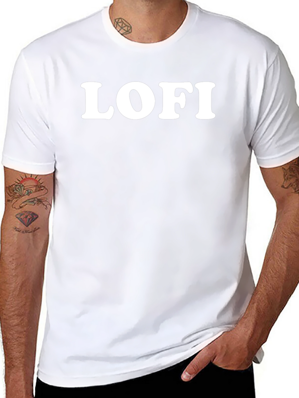 LOFI Black Graphic T-Shirt