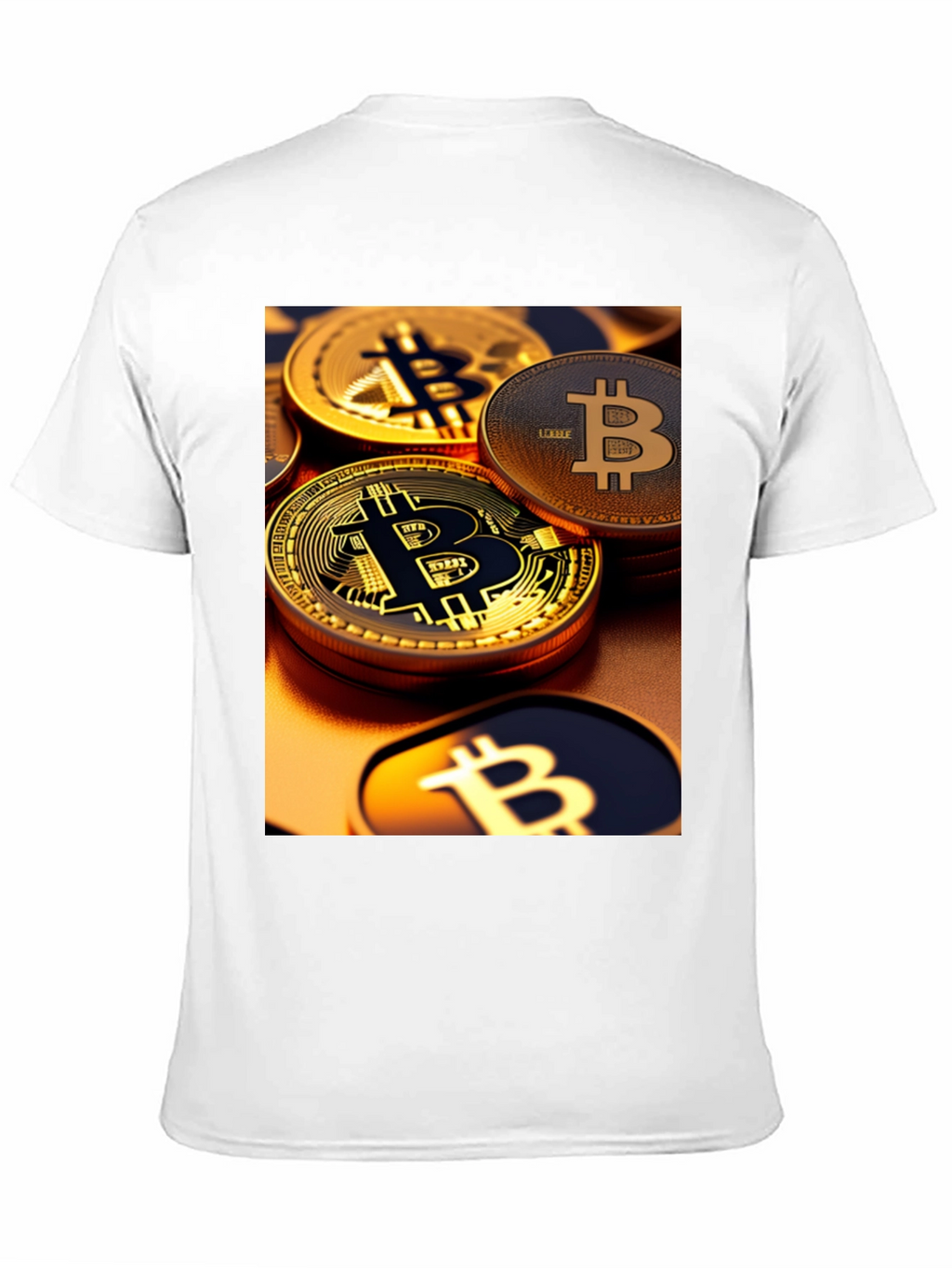 Bitcoin Graphic Tee - Crypto Coin Design