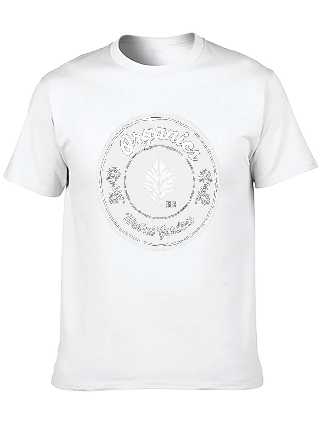Organic Market Gardens Black Graphic T-Shirt