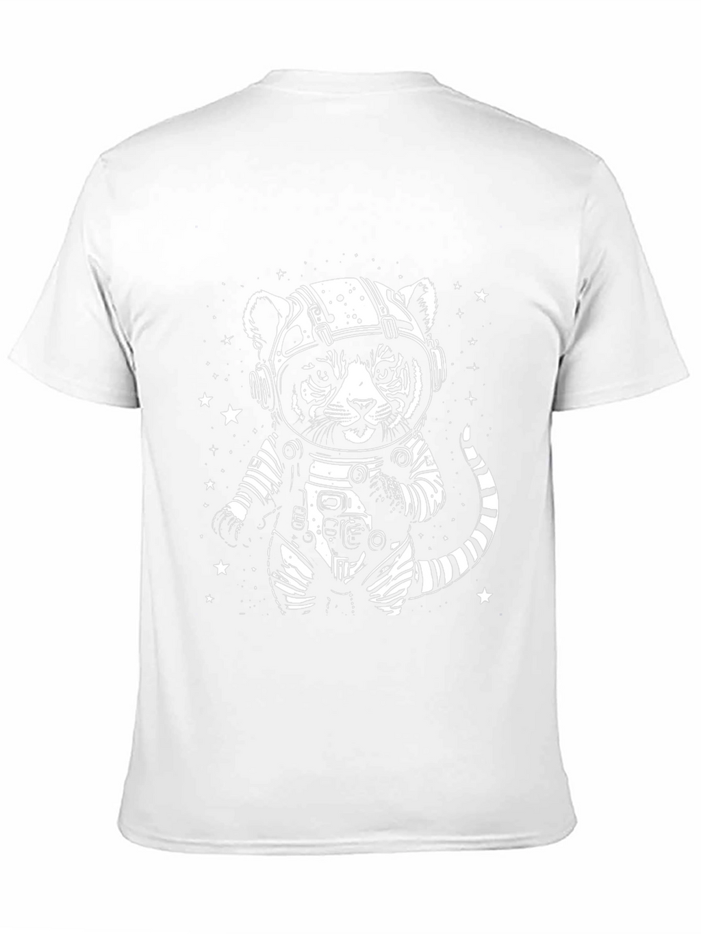 Cool Cat Astronaut Graphic Tee - Black