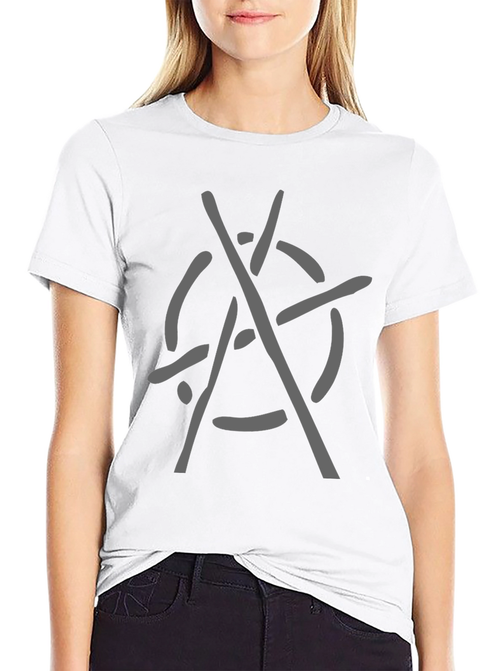 Graphic Tee - Anarchy Symbol Print
