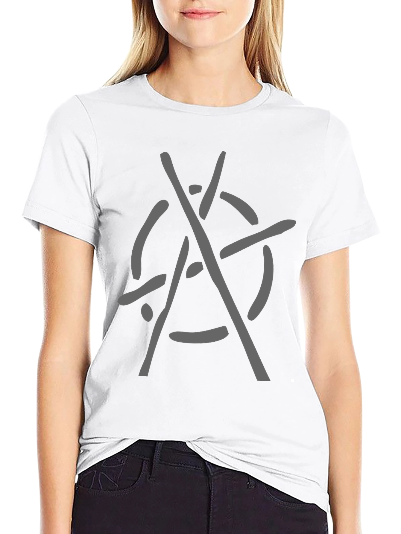 Graphic Tee - Anarchy Symbol Print