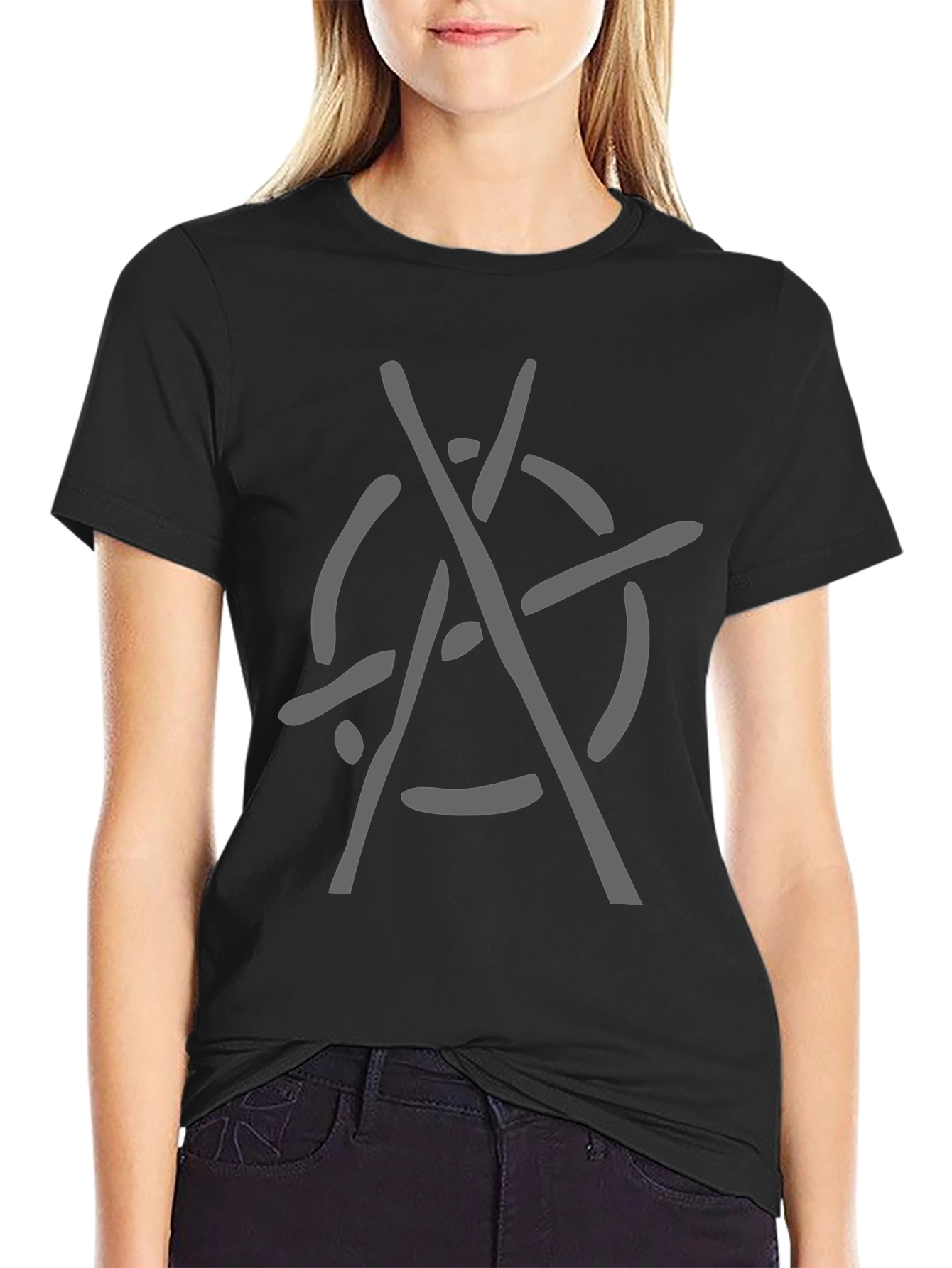 Graphic Tee - Anarchy Symbol Print