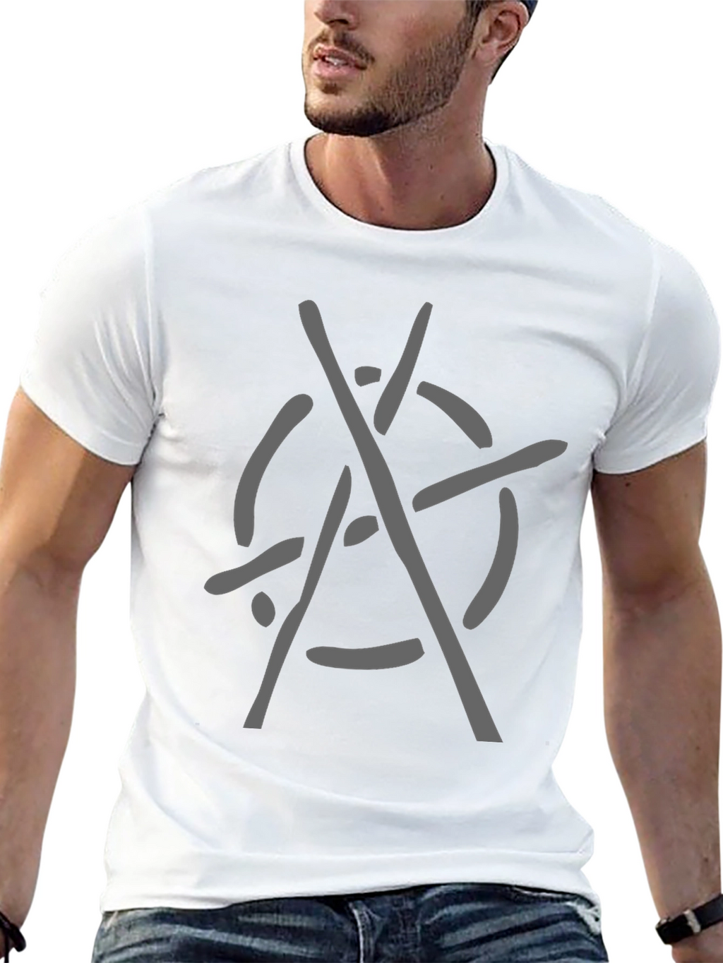 Graphic Tee - Anarchy Symbol Print
