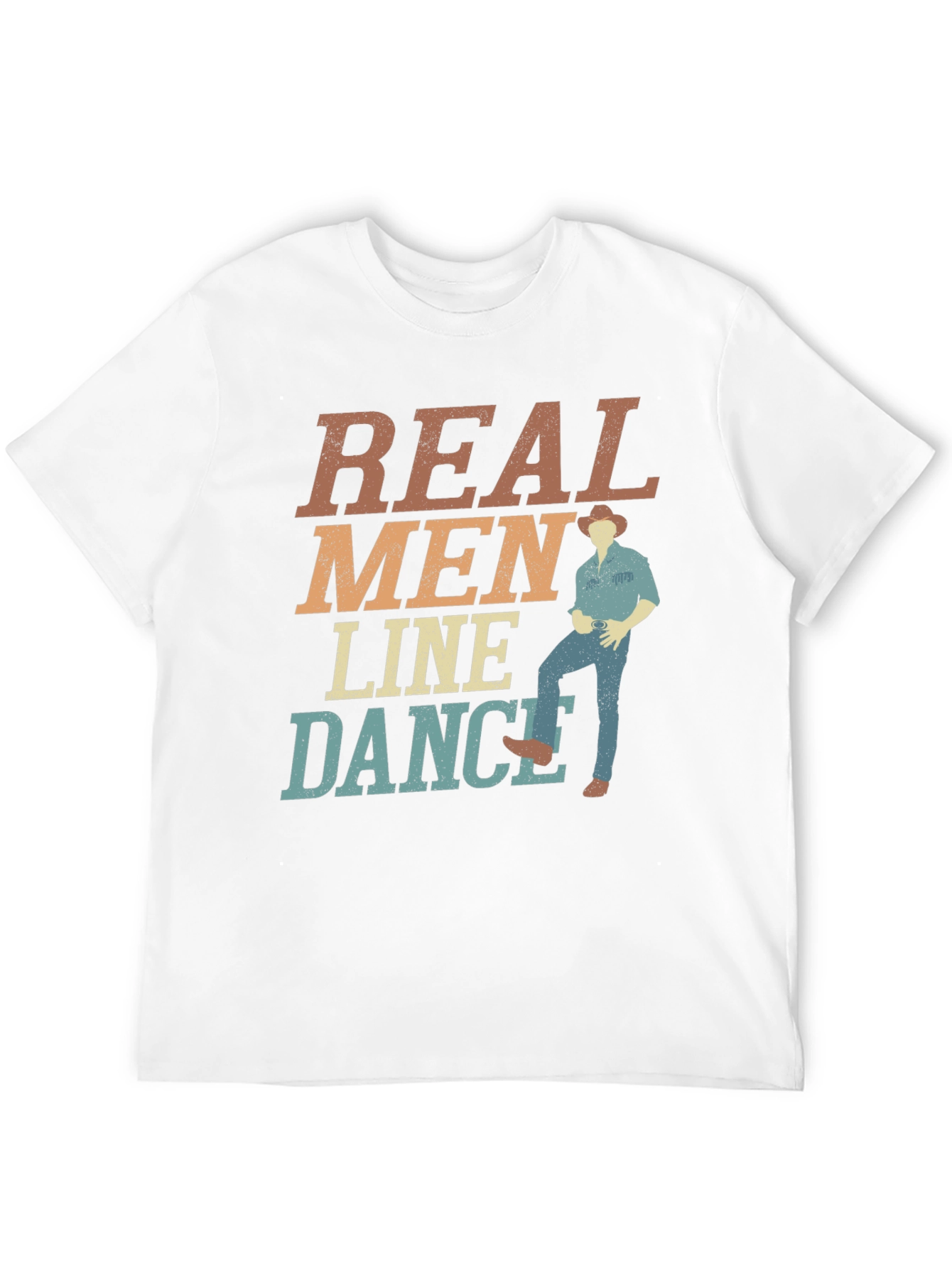Real Men Line Dance Graphic Tee