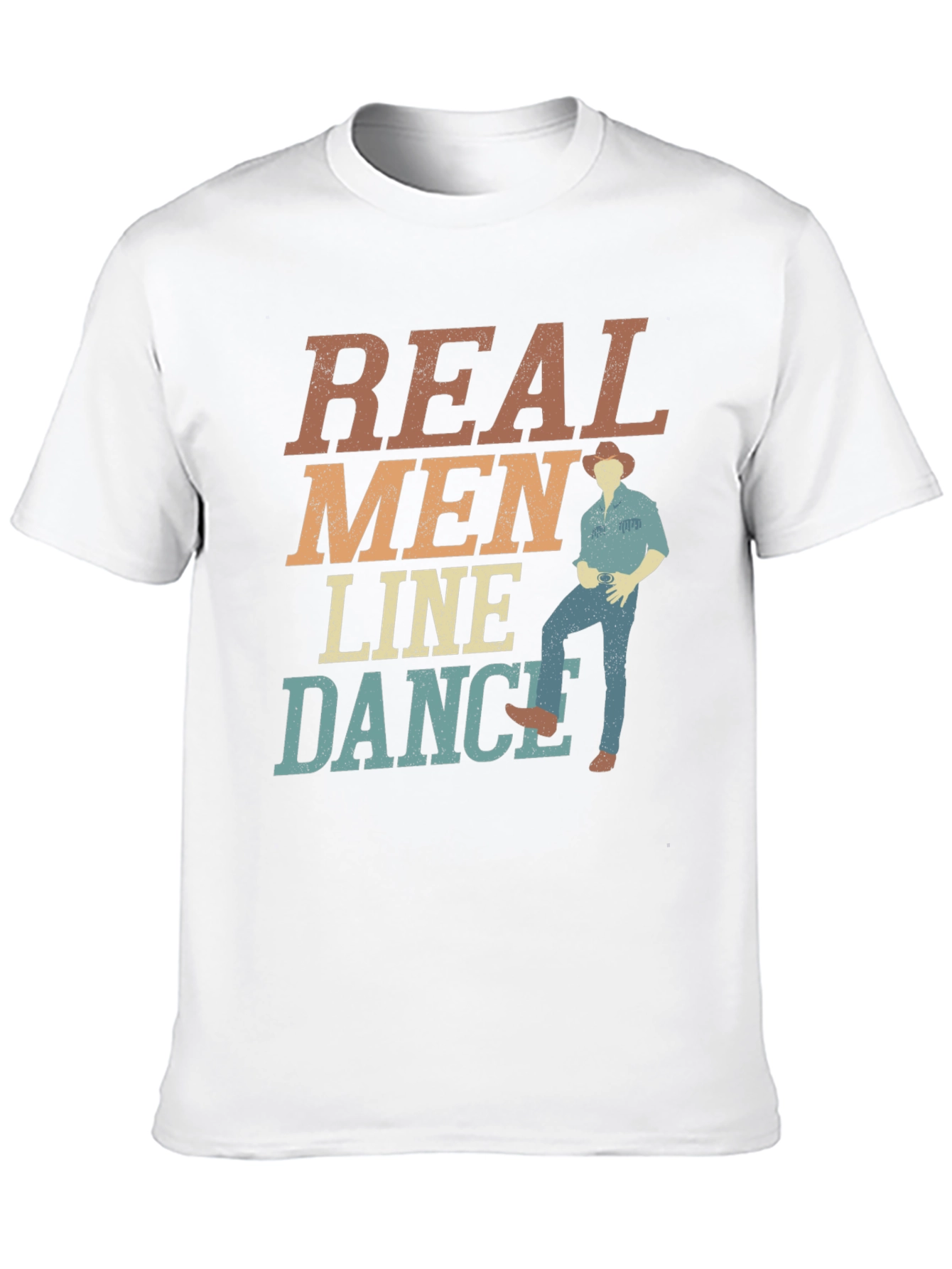 Real Men Line Dance Graphic Tee
